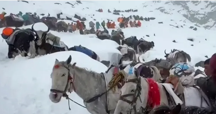 200 Pendaki Everest Selamat Setelah Terjebak Badai Salju di Lembah Tibet